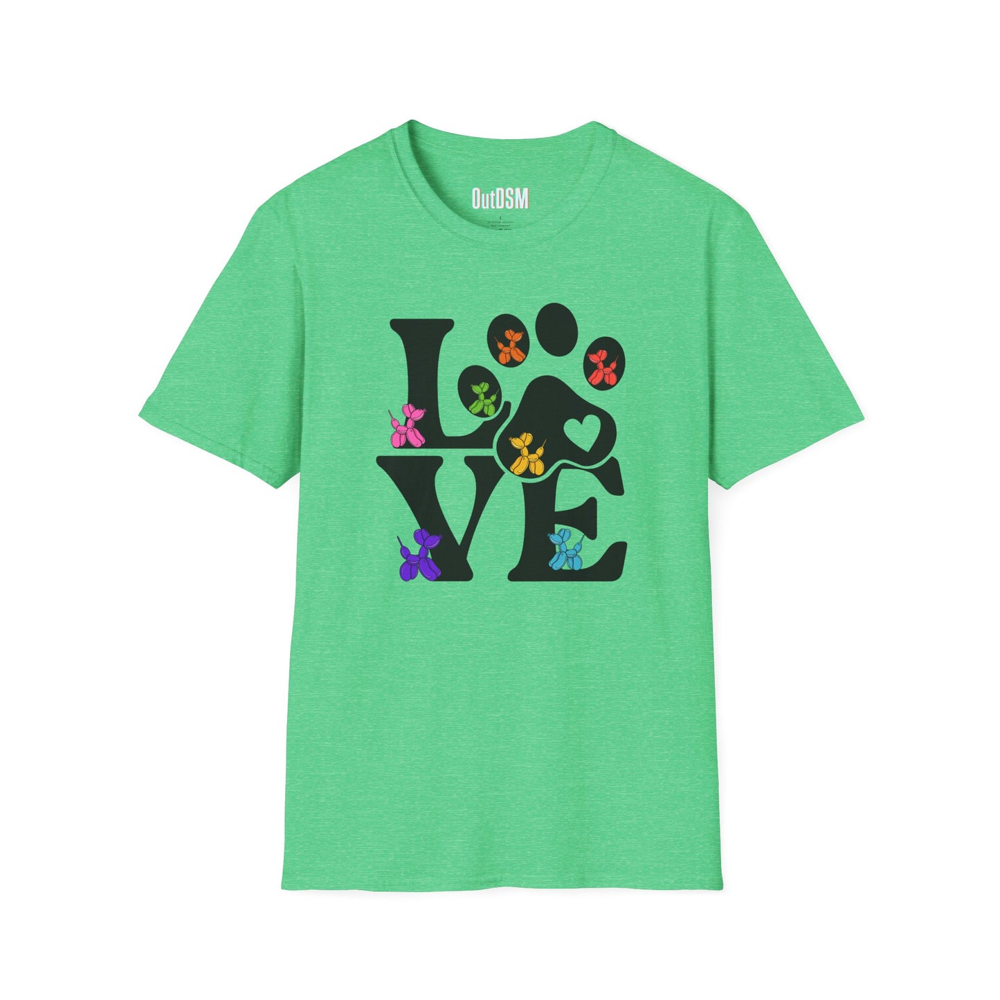 Balloon Dog Love Adult Tee