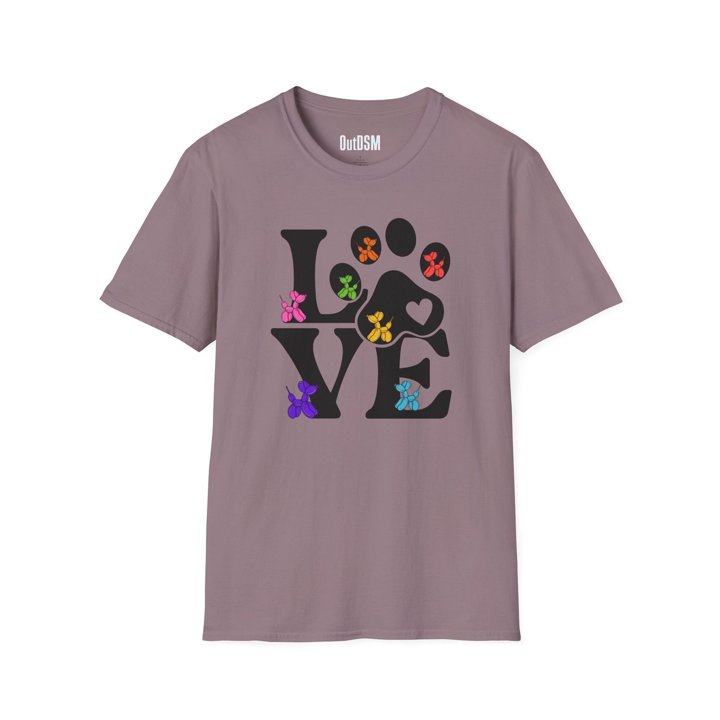 Balloon Dog Love Adult Tee