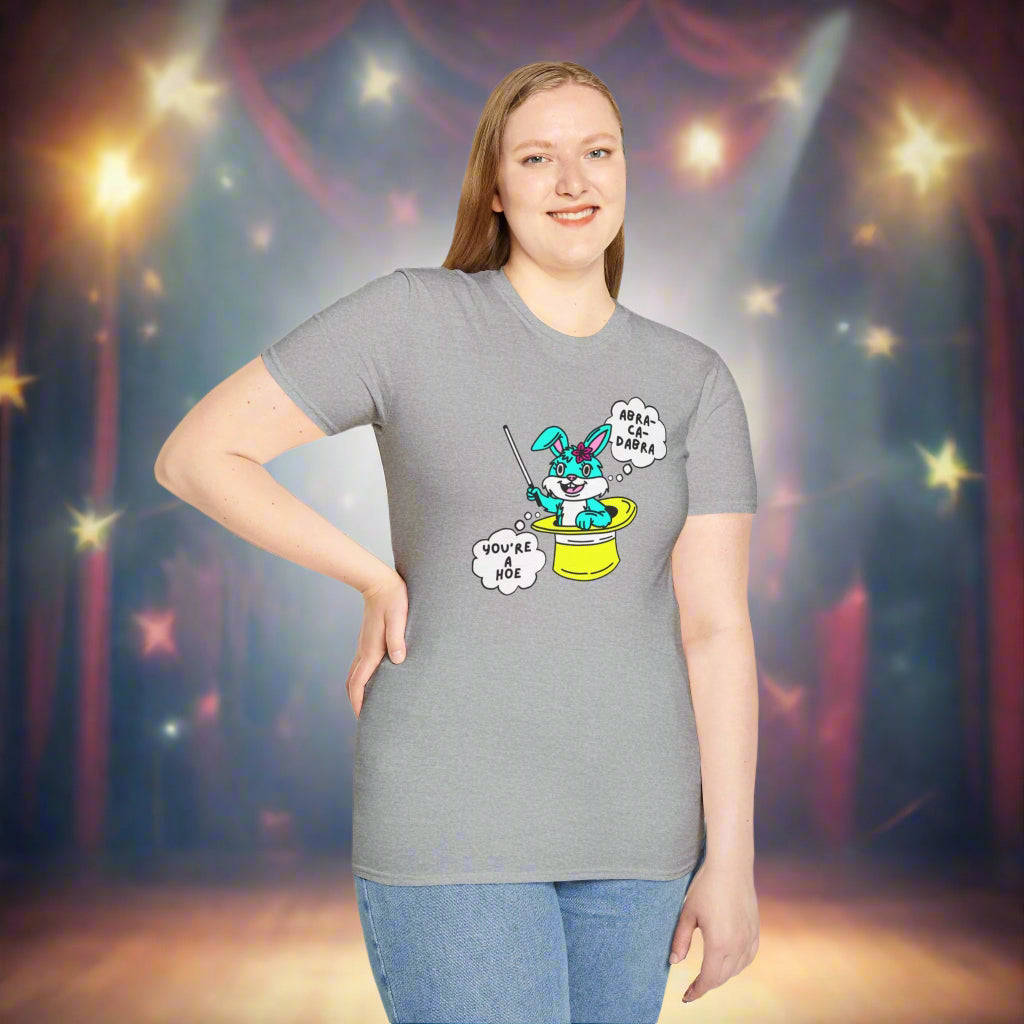 Abra-Ca-Dabra Hoe Adult Tee
