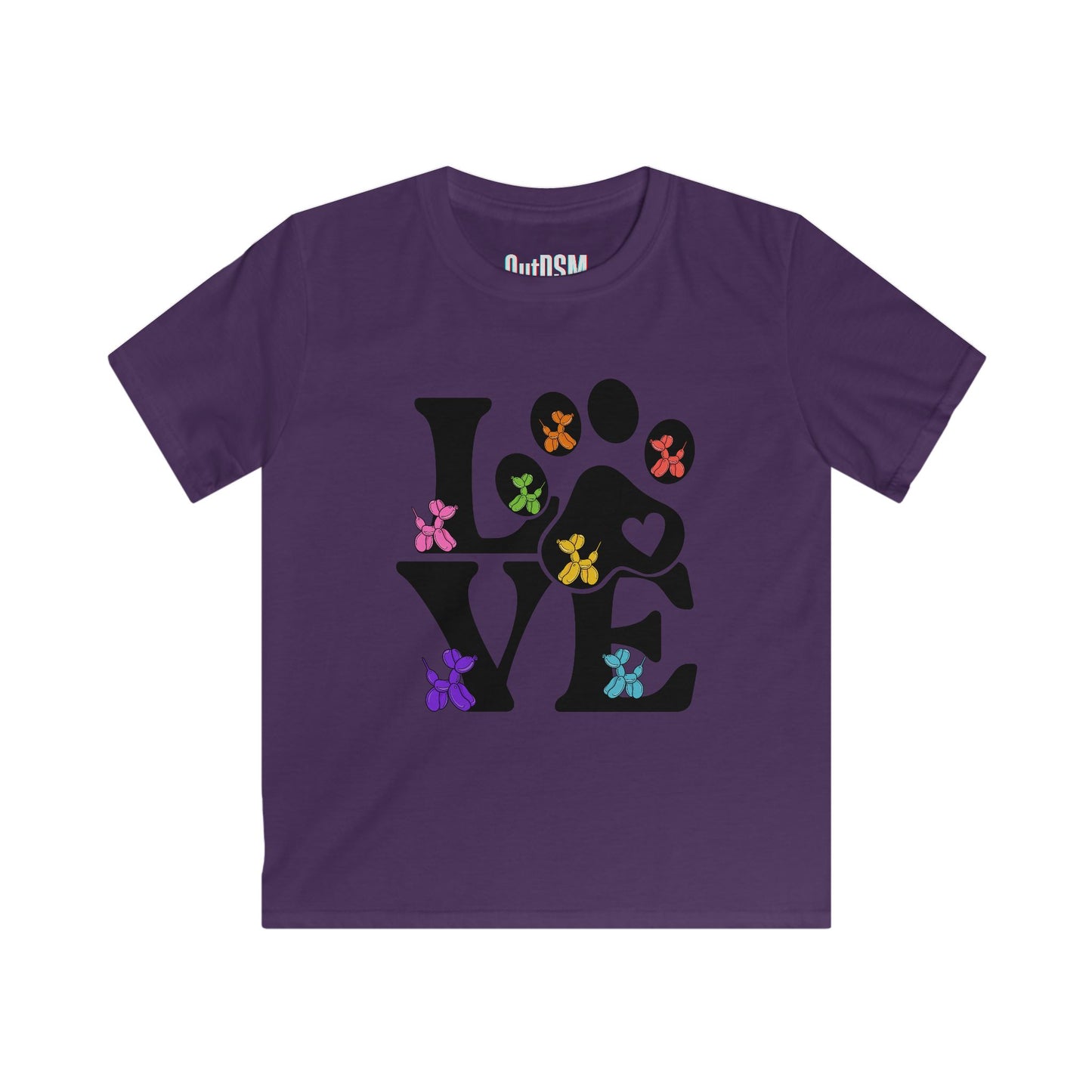 Balloon Dog Love Kids Tee