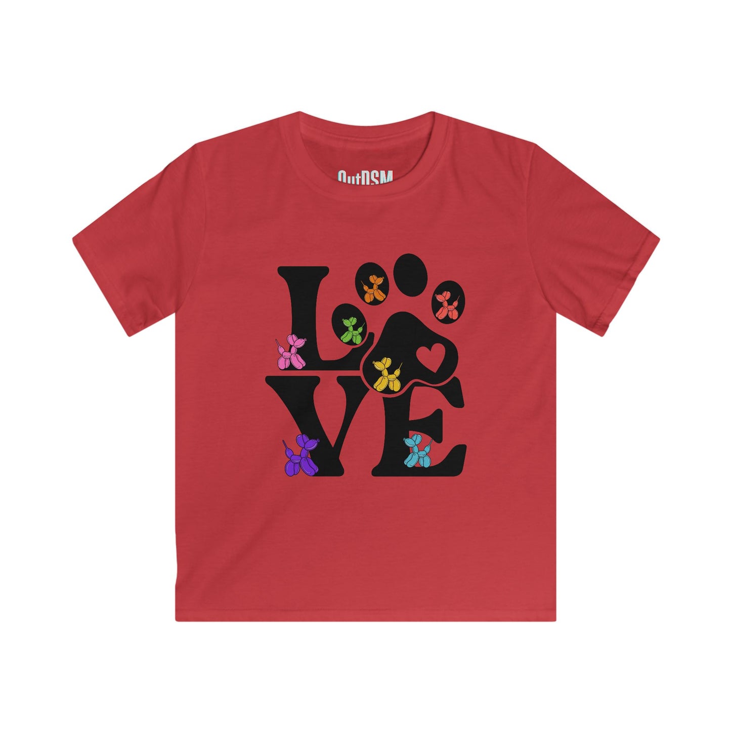Balloon Dog Love Kids Tee