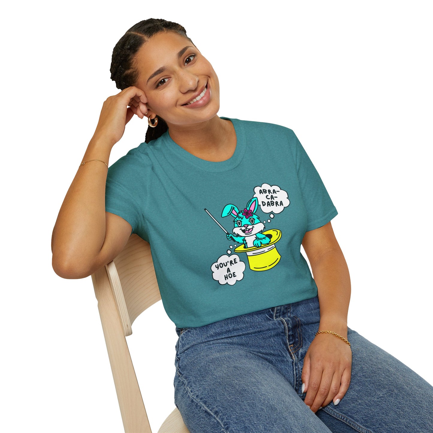 Abra-Ca-Dabra Hoe Adult Tee