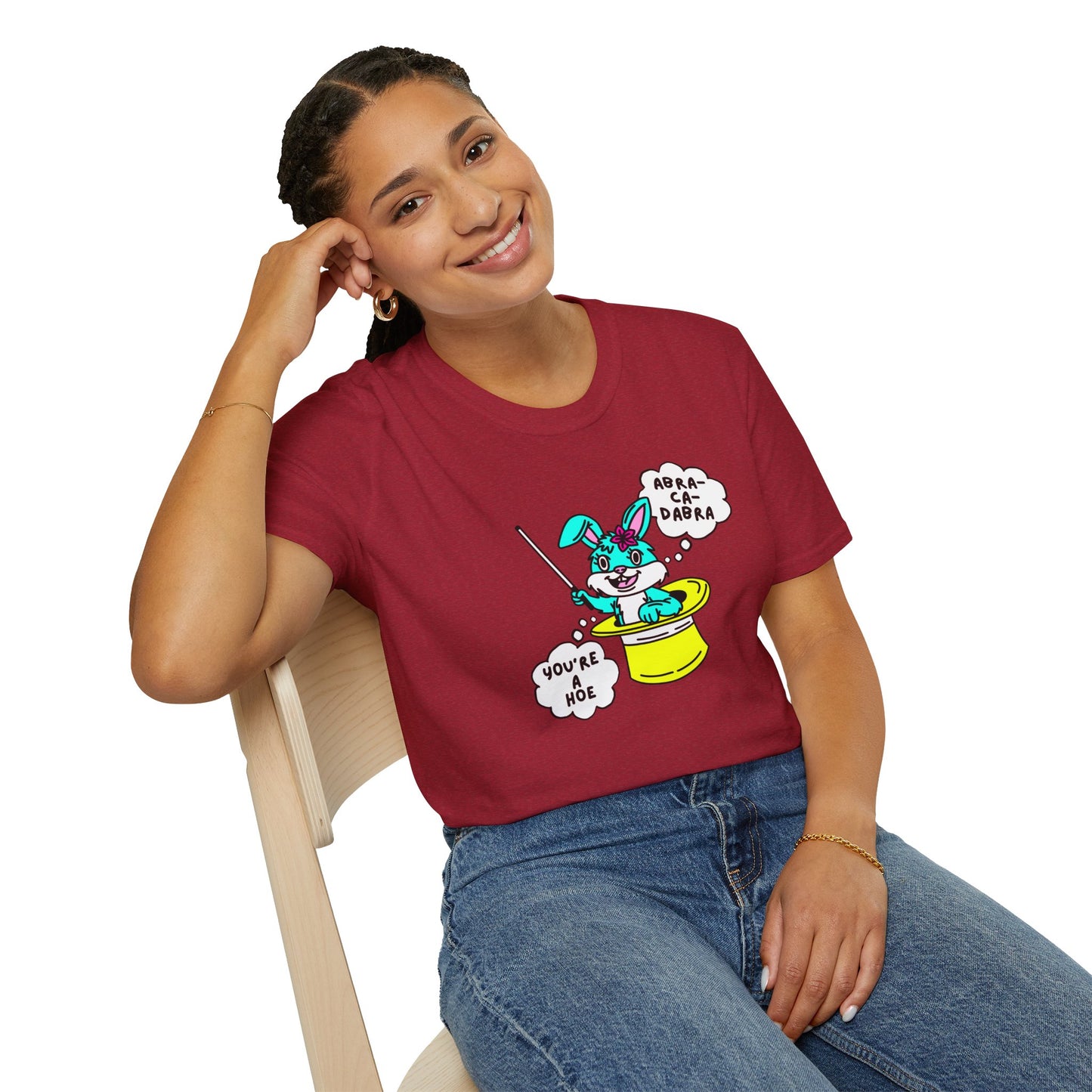 Abra-Ca-Dabra Hoe Adult Tee