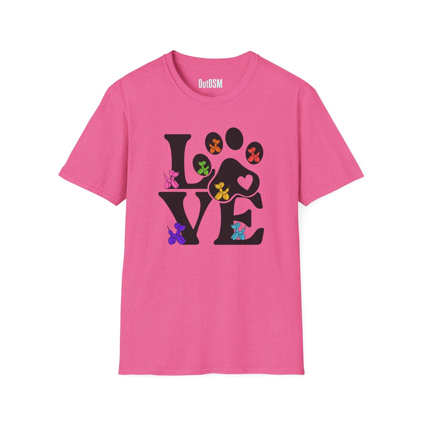 Balloon Dog Love Adult Tee