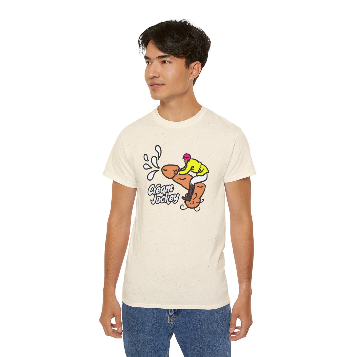 Cream Jockey Tee