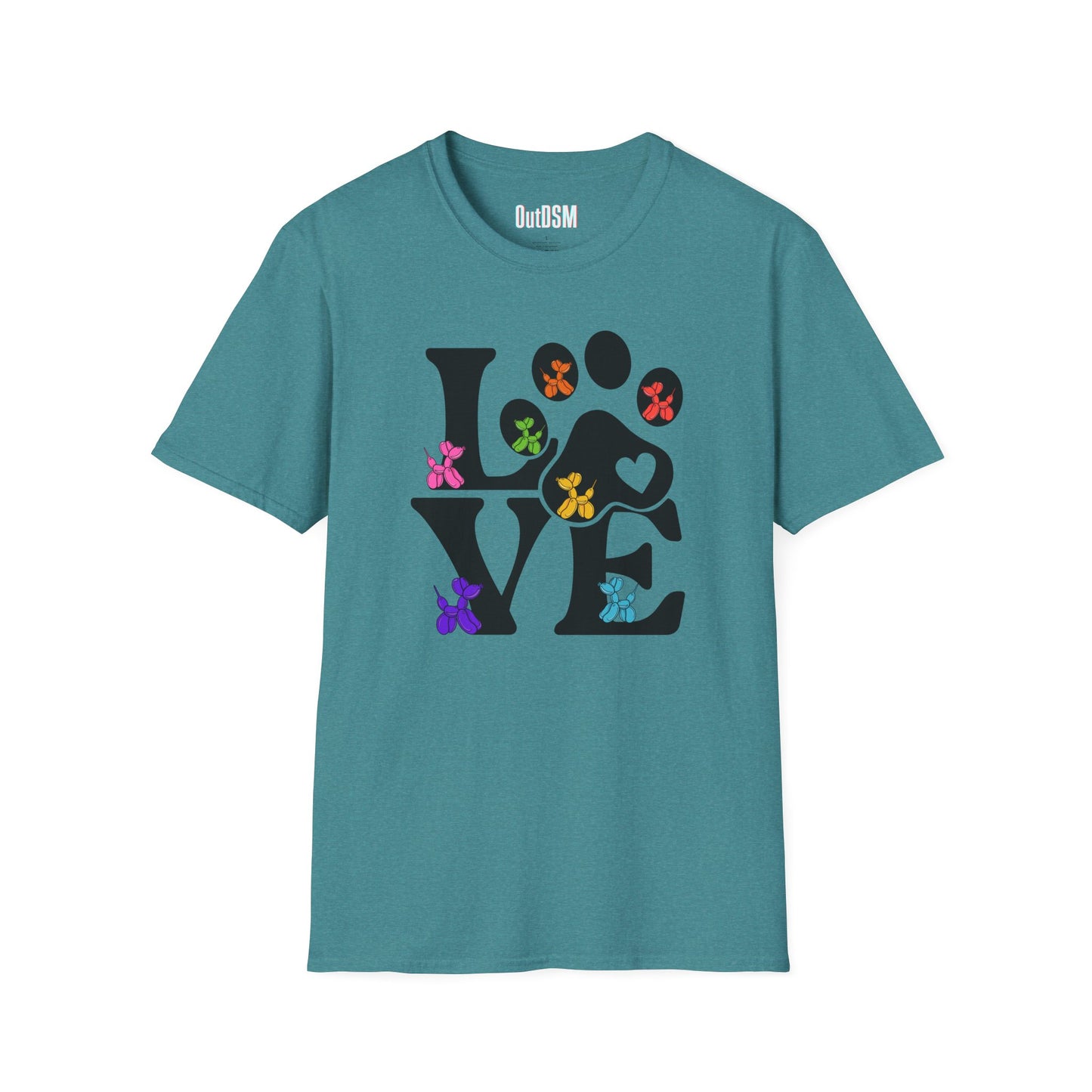 Balloon Dog Love Adult Tee