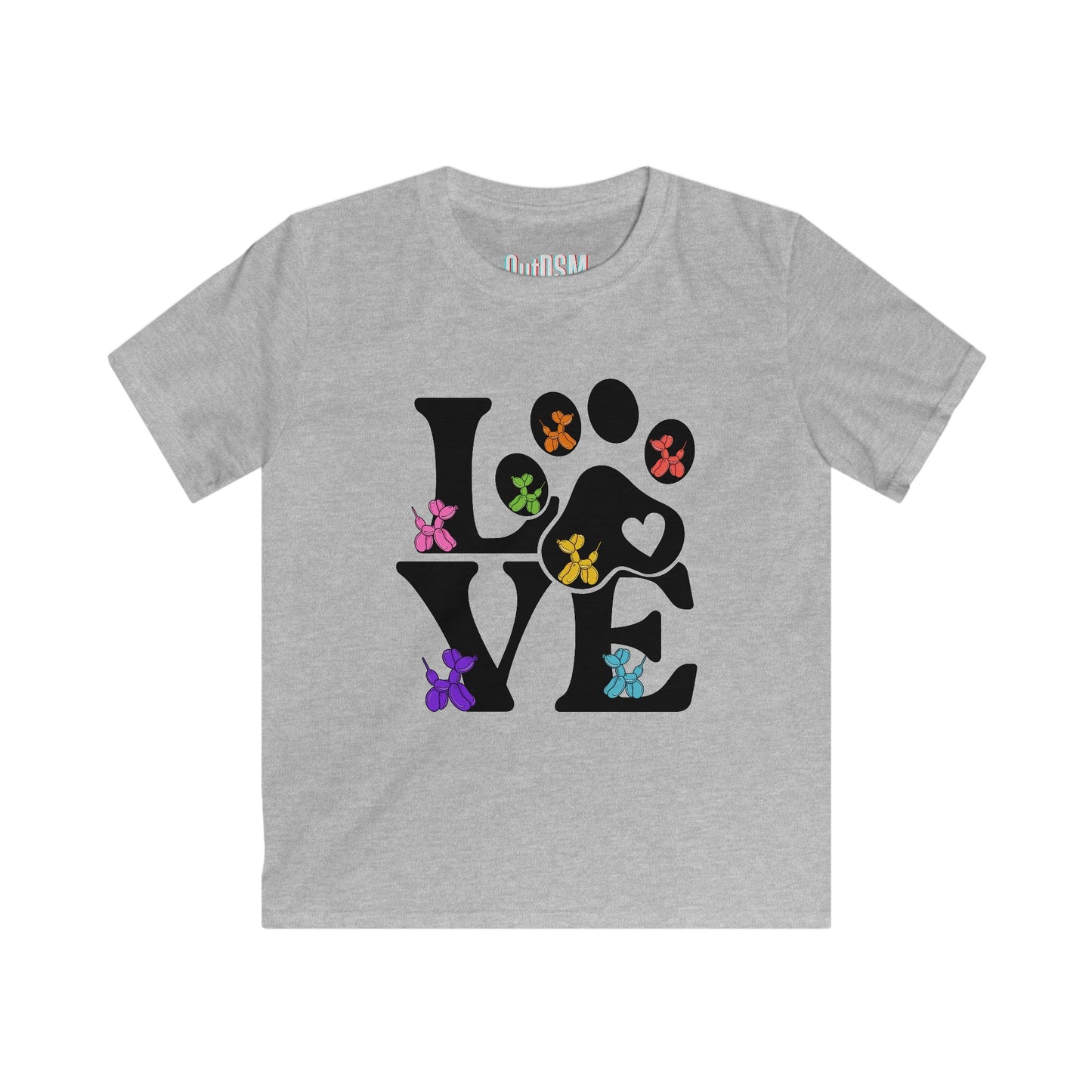 Balloon Dog Love Kids Tee