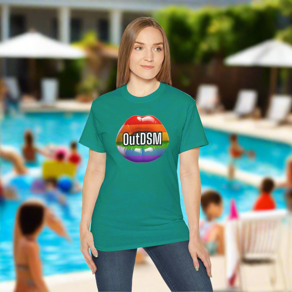 OutDSM Pride Pool Lips Tee