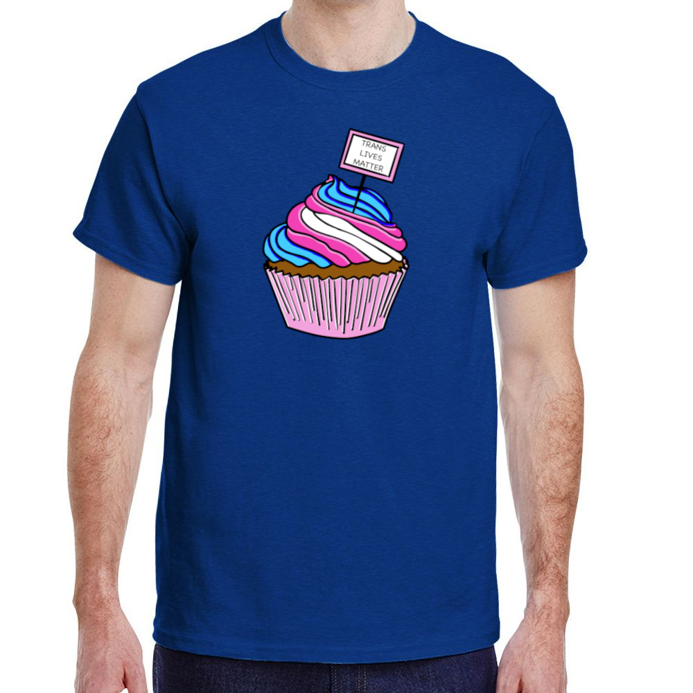 Trans Lives Cupcake