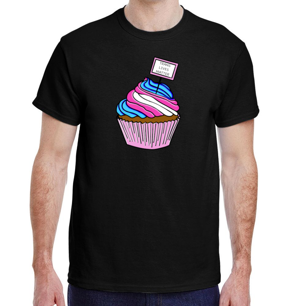 Trans Lives Cupcake