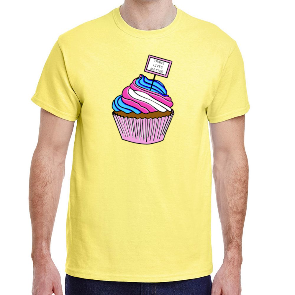 Trans Lives Cupcake
