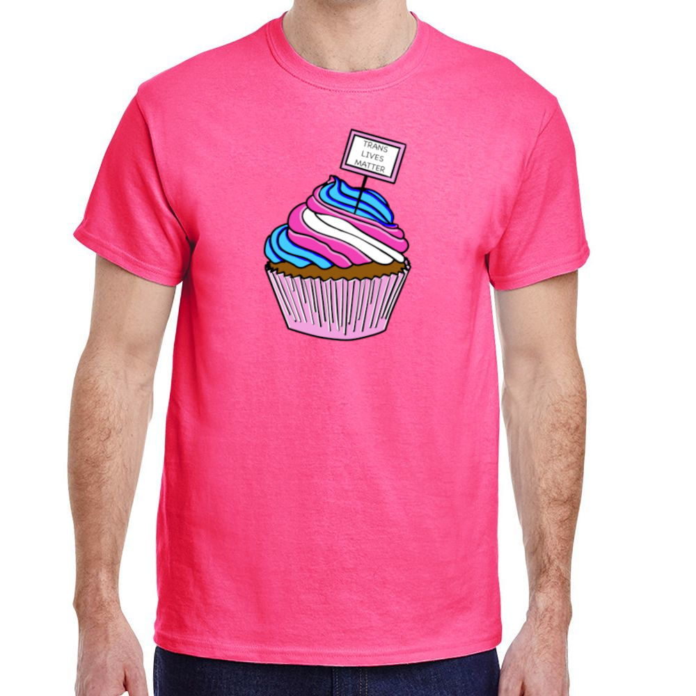 Trans Lives Cupcake