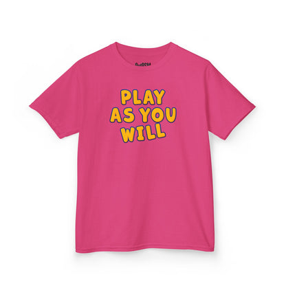 Play As You Will | Kid Tee