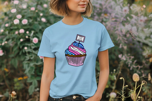 Trans Lives Cupcake