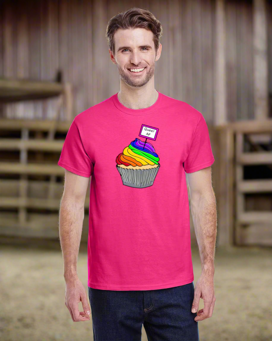 Queer AF Cupcake